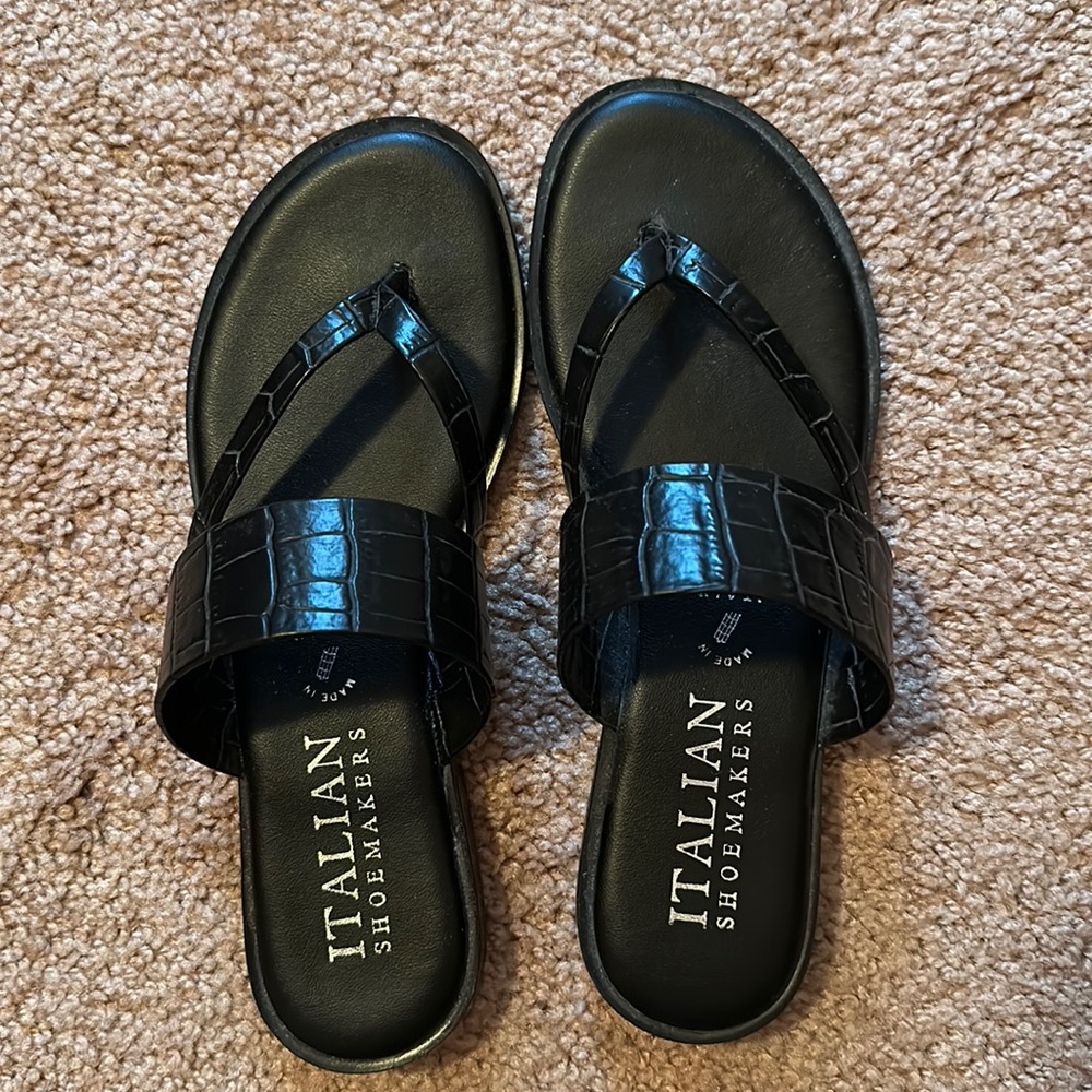 Italian shoemaker sandals size 6